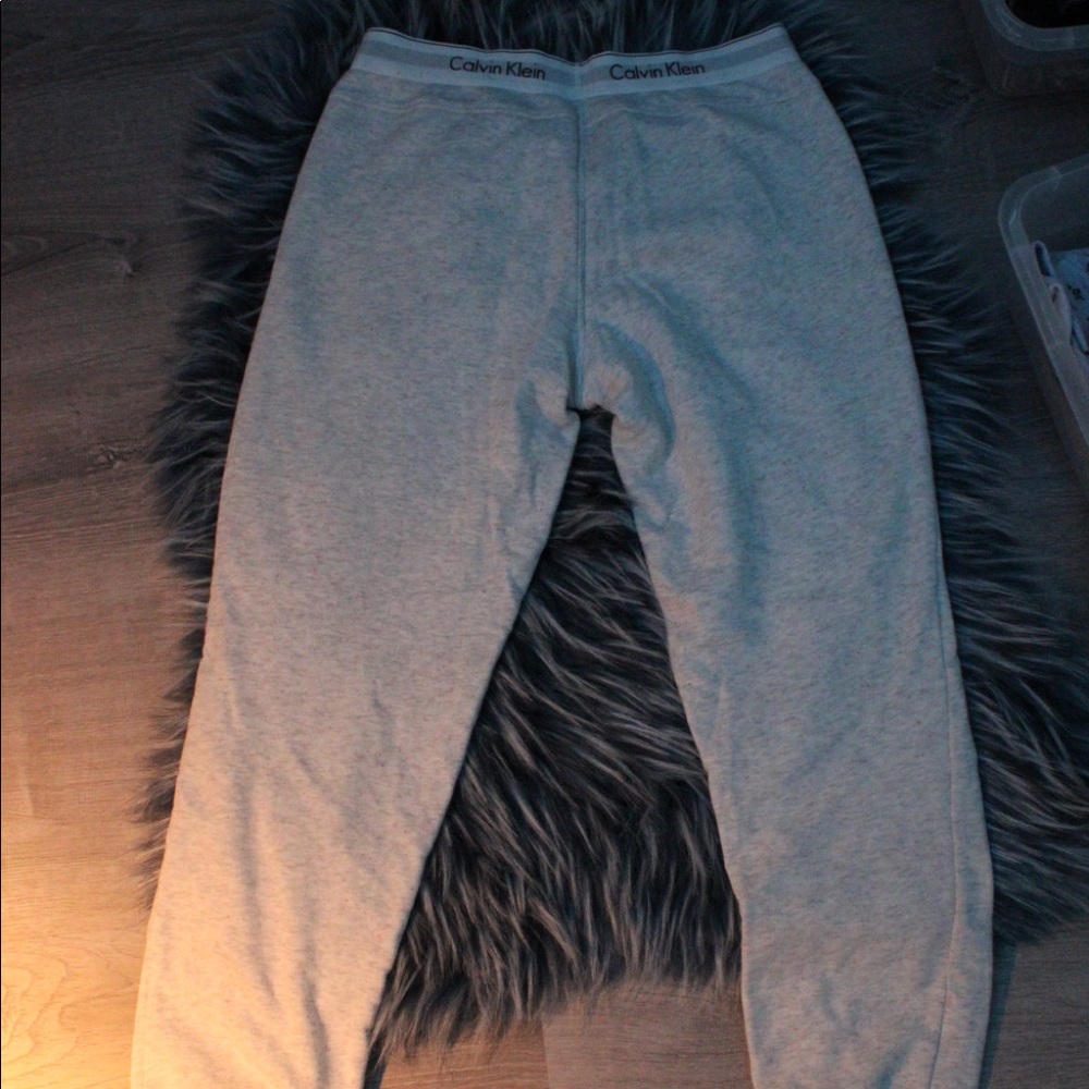 Gray Ck Sweatpants - image 3